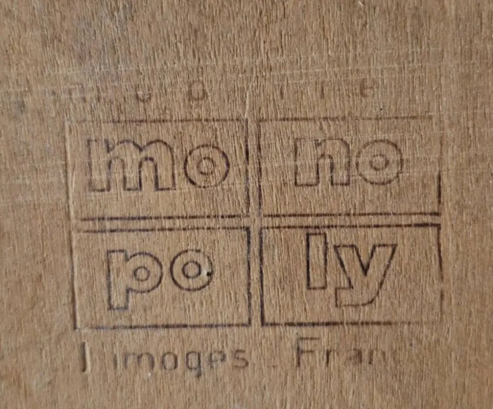 Table extensible vintage Monopoly, années 1970
