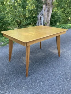 Table extensible vintage pieds compas