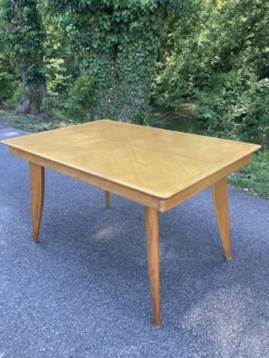 Table extensible vintage pieds compas