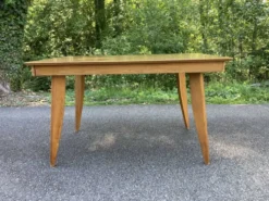 Table extensible vintage pieds compas