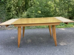 Table extensible vintage pieds compas