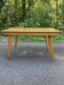Table extensible vintage pieds compas
