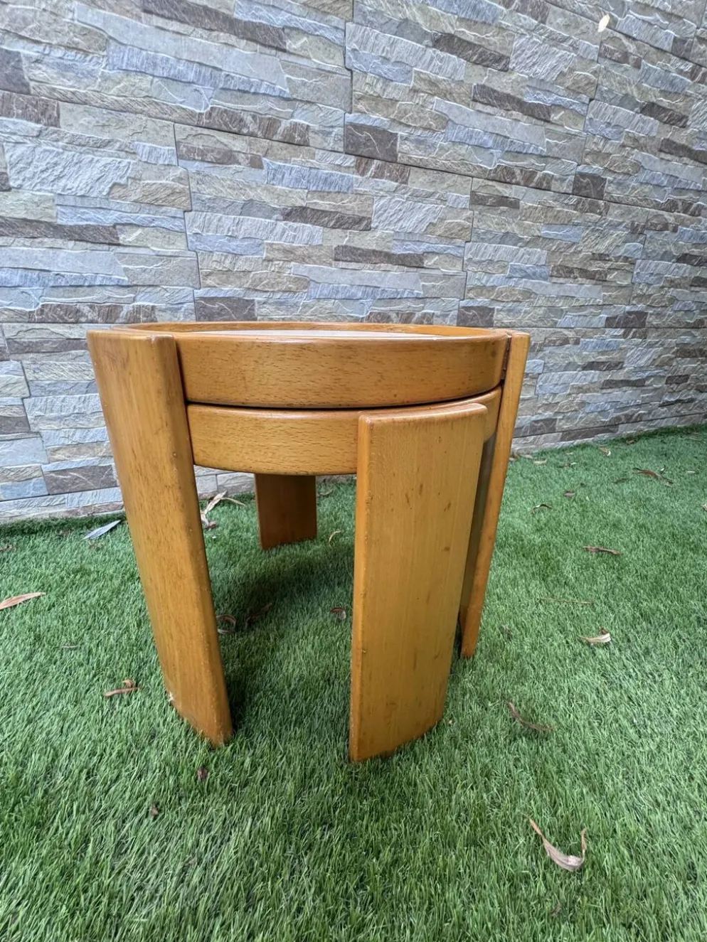 Table gigogne Cassina deux pièces