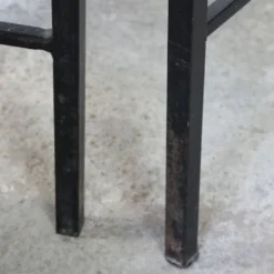 Table gigognes - métal et céramique de Dour 1960
