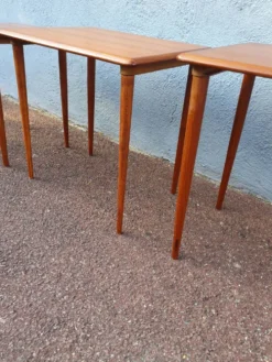 Table gigogne teck vintage
