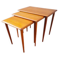 Table gigogne teck vintage