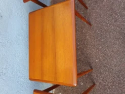 Table gigogne teck vintage