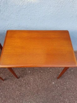 Table gigogne teck vintage