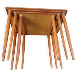 Table gigogne teck vintage