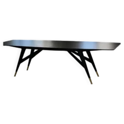 Table Gio Ponti D.859.1 Réédition 2023 Molteni en bois de frêne noir