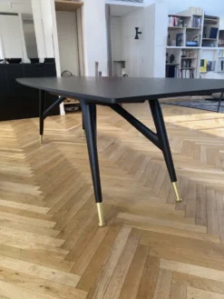Table Gio Ponti D.859.1 Réédition 2023 Molteni en bois de frêne noir