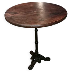 Table guéridon de bistrot authentique