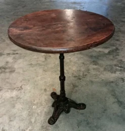 Table guéridon de bistrot authentique