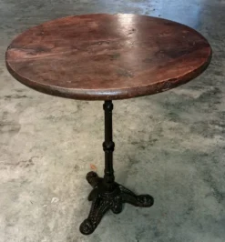 Table guéridon de bistrot authentique