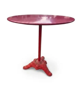 Table guéridon de bistrot en fonte et fer du XXe