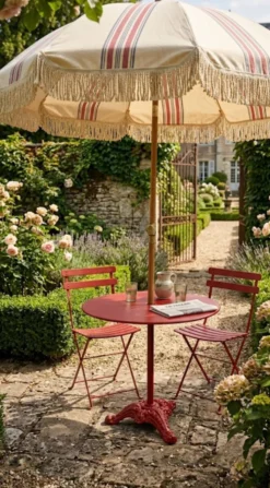 Table guéridon de bistrot en fonte et fer du XXe