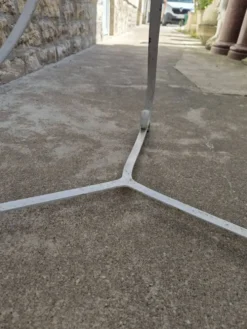 Table guéridon de jardin bistrot en fer forgé 19éme