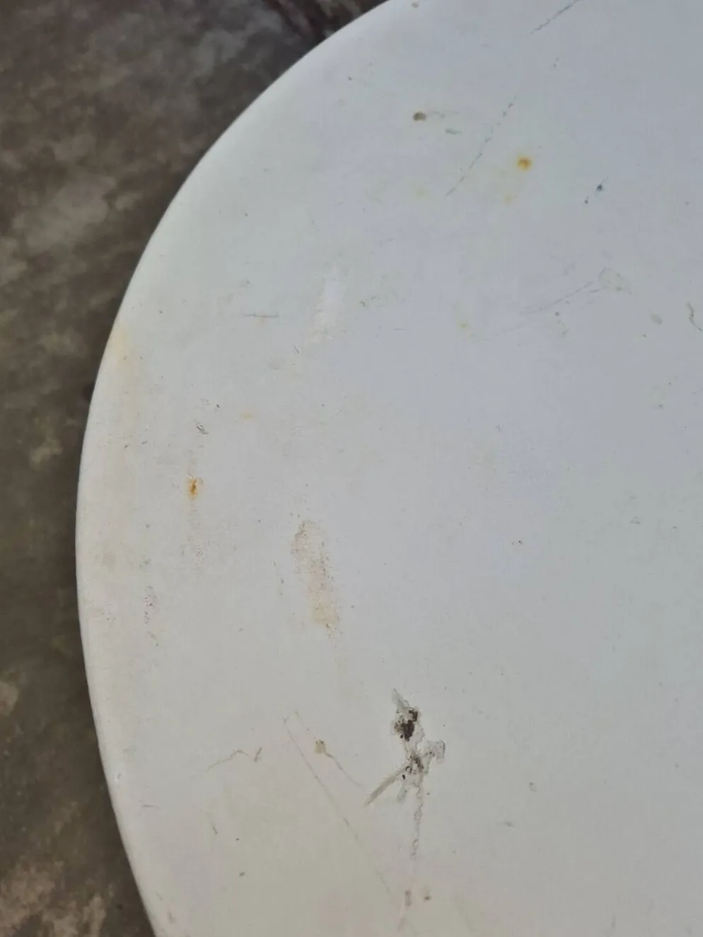 Table guéridon de jardin bistrot en fer forgé 19éme