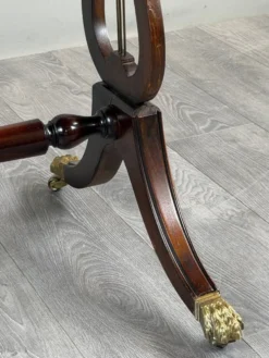 Table à jeux, bureau de style Empire en acajou, XIXe Siècle