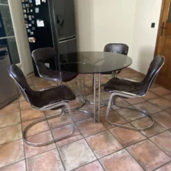 Table La Metal Arredo Paderno. 1970. Space age