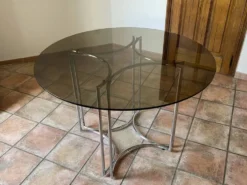 Table La Metal Arredo Paderno. 1970. Space age