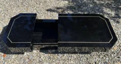Table laquée RocheBobois 70s , attribuée à J-C Mahey