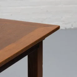 Table à manger Art Déco néerlandaise extensible des années 1920