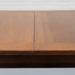 Table à manger Art Déco néerlandaise extensible des années 1920