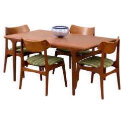 Table à manger avec allonge, Johannes Andersen, Uldum Møbelfabrik