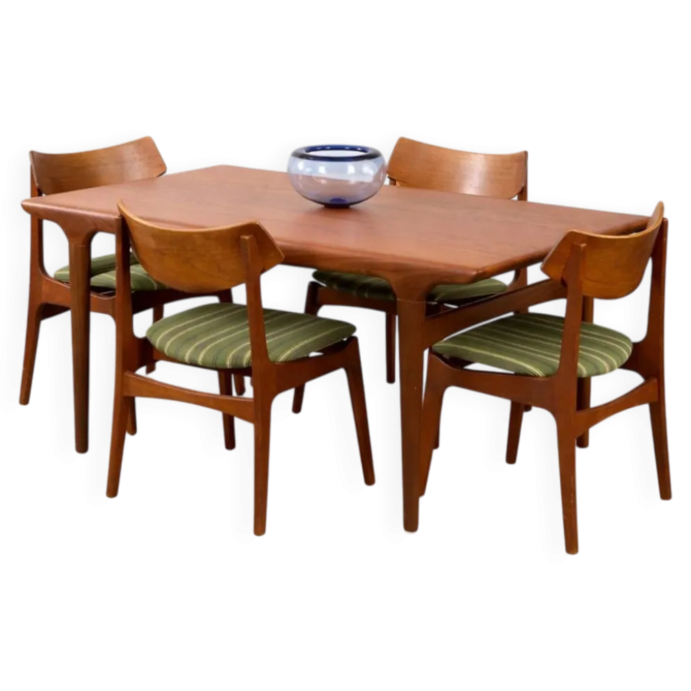 Table à manger avec allonge, Johannes Andersen, Uldum Møbelfabrik