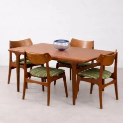 Table à manger avec allonge, Johannes Andersen, Uldum Møbelfabrik