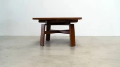 Table à manger carrée extensible par Silvio Coppola pour Bernini