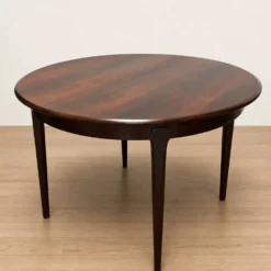 Table à manger danoise en palissandre de Rio