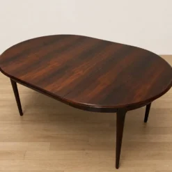 Table à manger danoise en palissandre de Rio
