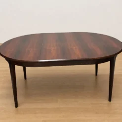 Table à manger danoise en palissandre de Rio