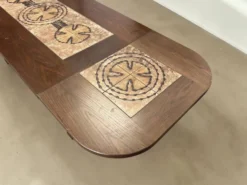Table à manger danoise extensible de Poul Poulsen pour Ganso Møbler