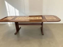 Table à manger danoise extensible de Poul Poulsen pour Ganso Møbler