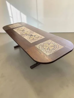 Table à manger danoise extensible de Poul Poulsen pour Ganso Møbler