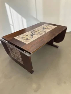 Table à manger danoise extensible de Poul Poulsen pour Ganso Møbler