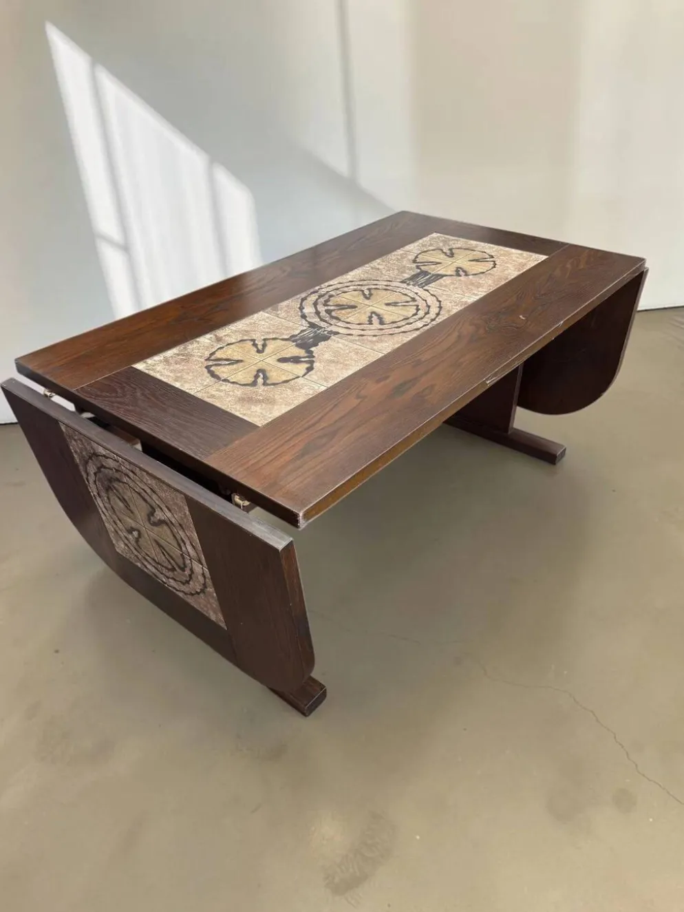 Table à manger danoise extensible de Poul Poulsen pour Ganso Møbler