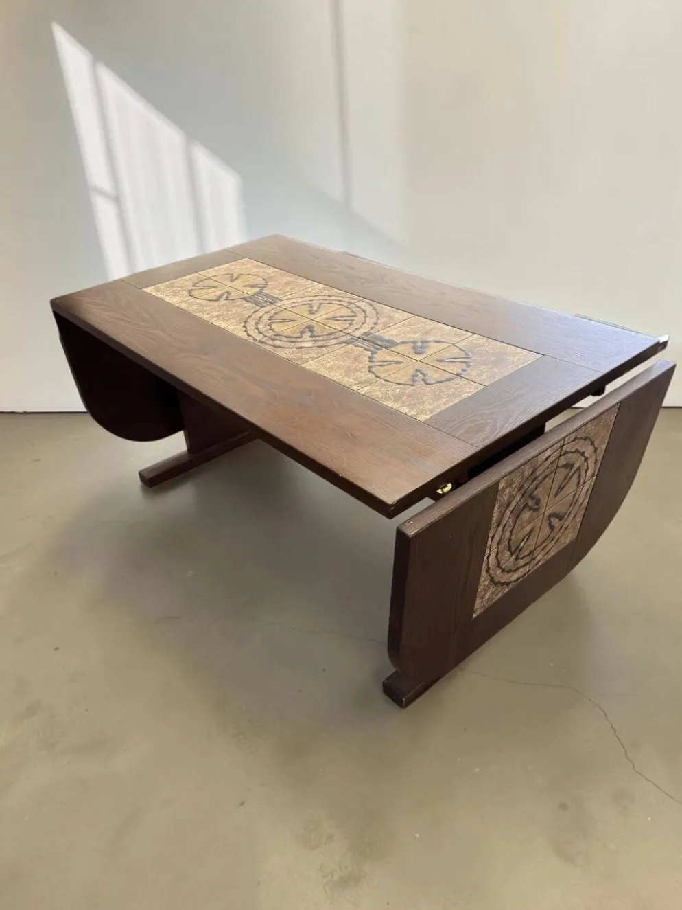 Table à manger danoise extensible de Poul Poulsen pour Ganso Møbler