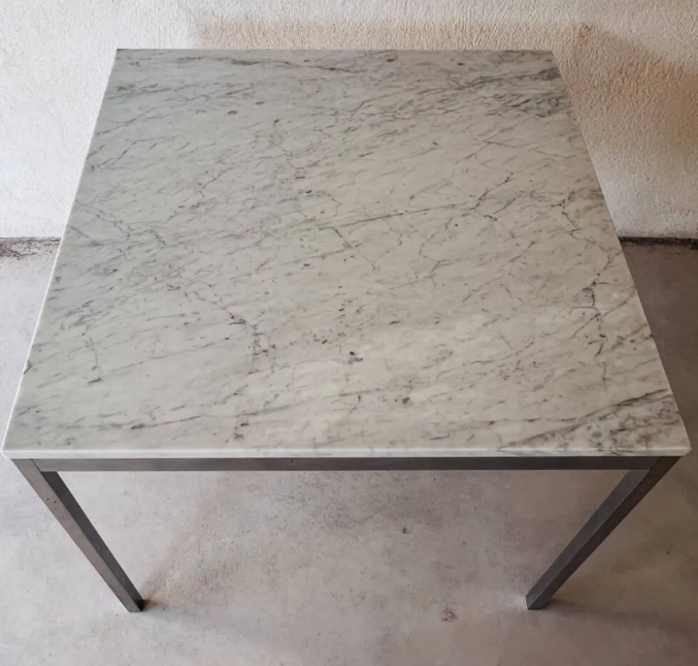 Table à manger dans le style de Knoll, Italie années 90