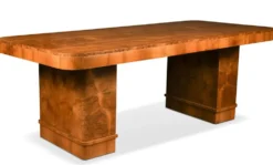 Table à manger, de conférence, bureau Art Déco, attribuée à Harry et Lou Epstein