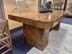 Table à manger, de conférence, bureau Art Déco, attribuée à Harry et Lou Epstein