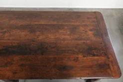 Table à manger de ferme XXL en chêne anglais du début du 19e siècle