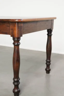 Table à manger de ferme XXL en chêne anglais du début du 19e siècle