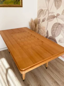 Table à manger des années 40/50 et ses rallonges