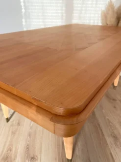 Table à manger des années 40/50 et ses rallonges