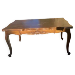 Table à manger de style Louis XV à rallonges à l'italienne – XXe siècle