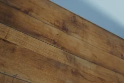 Table à manger en chêne de ferme rustique française du début du 20e siècle